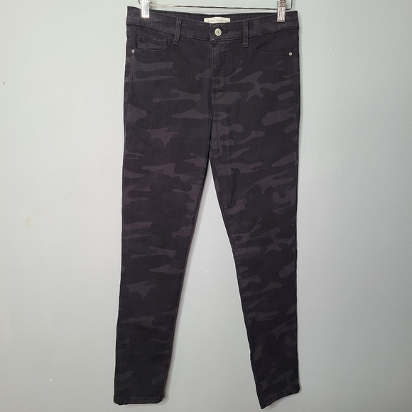 Sanctuary Social Standard Camo High Rise Skinny Ankle Jeans NEW - Picture 2 of 7